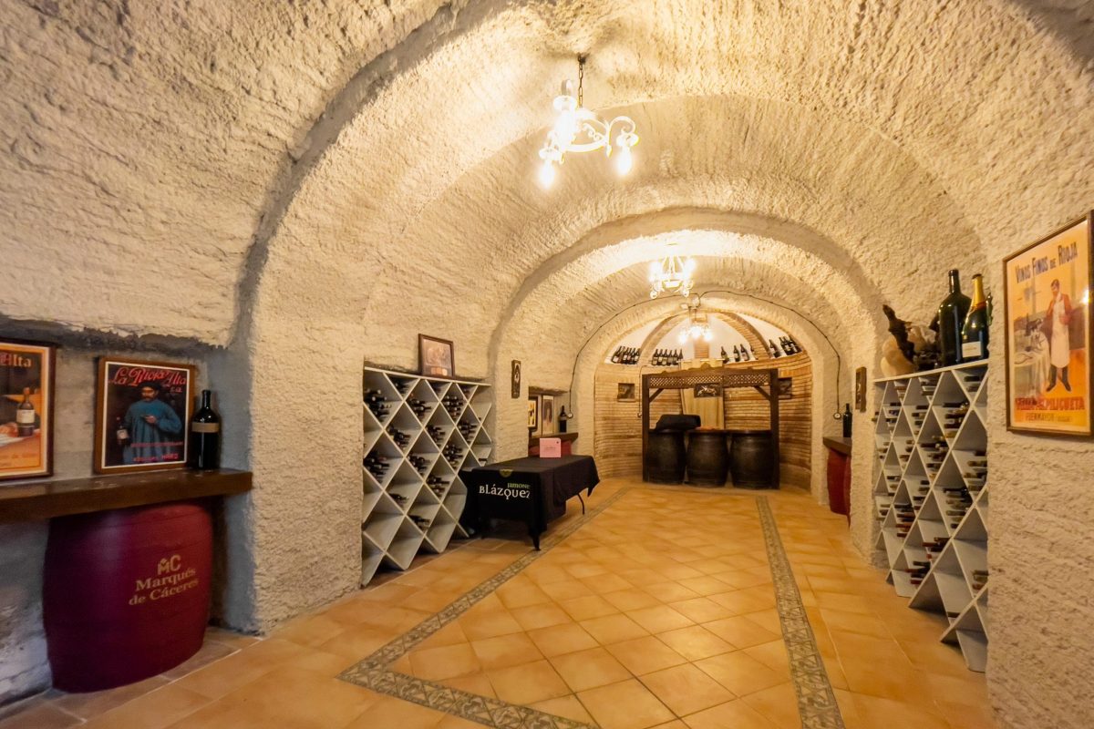 Bodega Calado para eventos, espacio privado, Restaurante La Moncloa, Villamediana de Iregua, La Rioja.